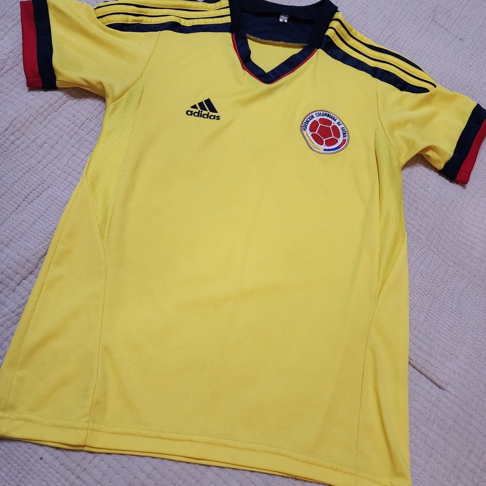 Adidas 2012 Colombia Home National‎ Team Soccer Jersey Size 16 Boys